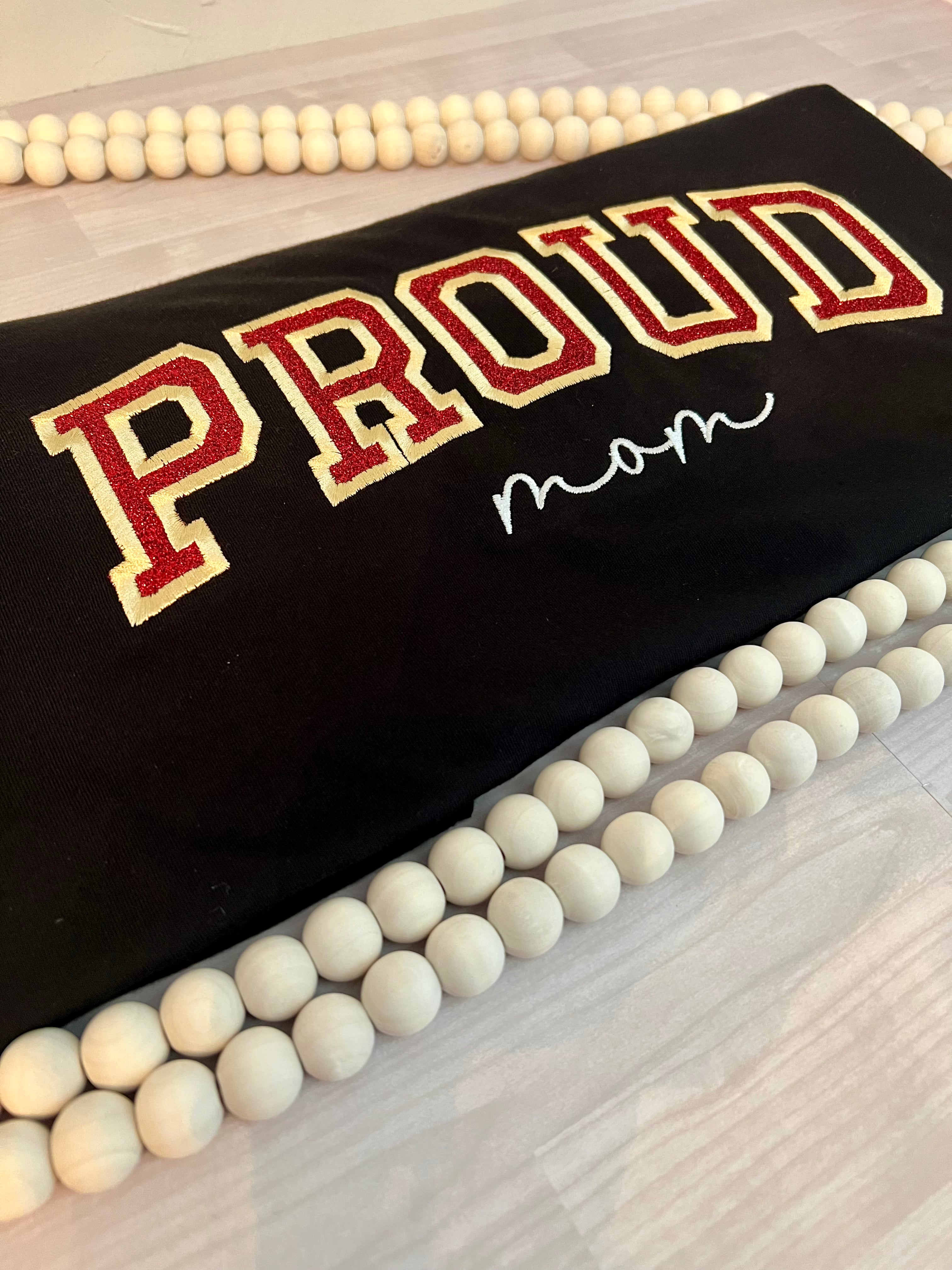 PROUD Mom - USMC Color Theme Shirt